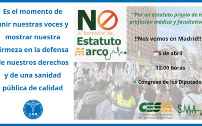 El Sindicato Médico de Melilla apoya la manifestación de este sábado contra el borrador del Estatuto Marco